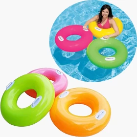 Neon Swim Ring - 91 cms