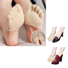 Toes socks made of cotton  invisible and sweat absorbent