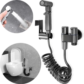 Bidet Sprayer 1 In 2 Outlet Dual Control